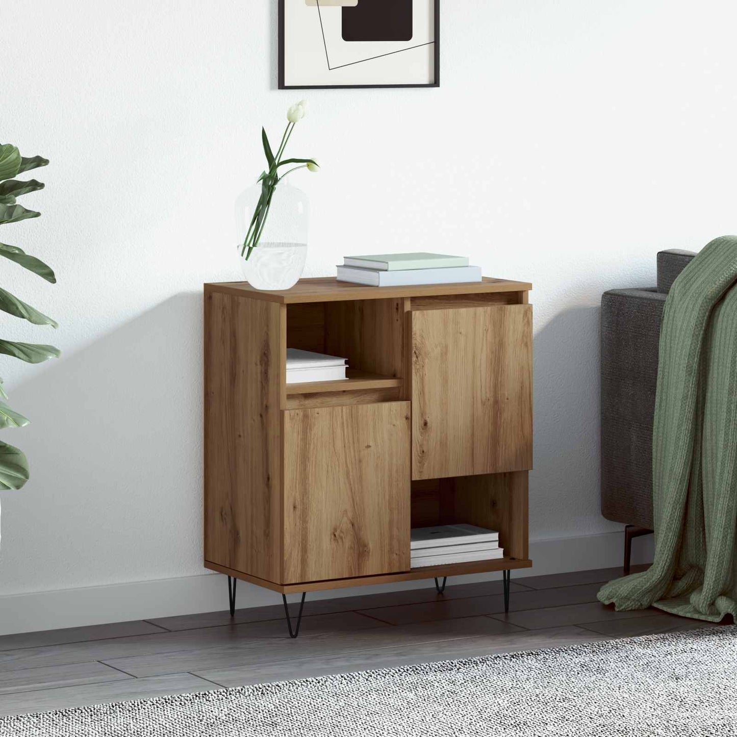 Sideboard Artisan-Eiche 60 x 35 x 70 cm