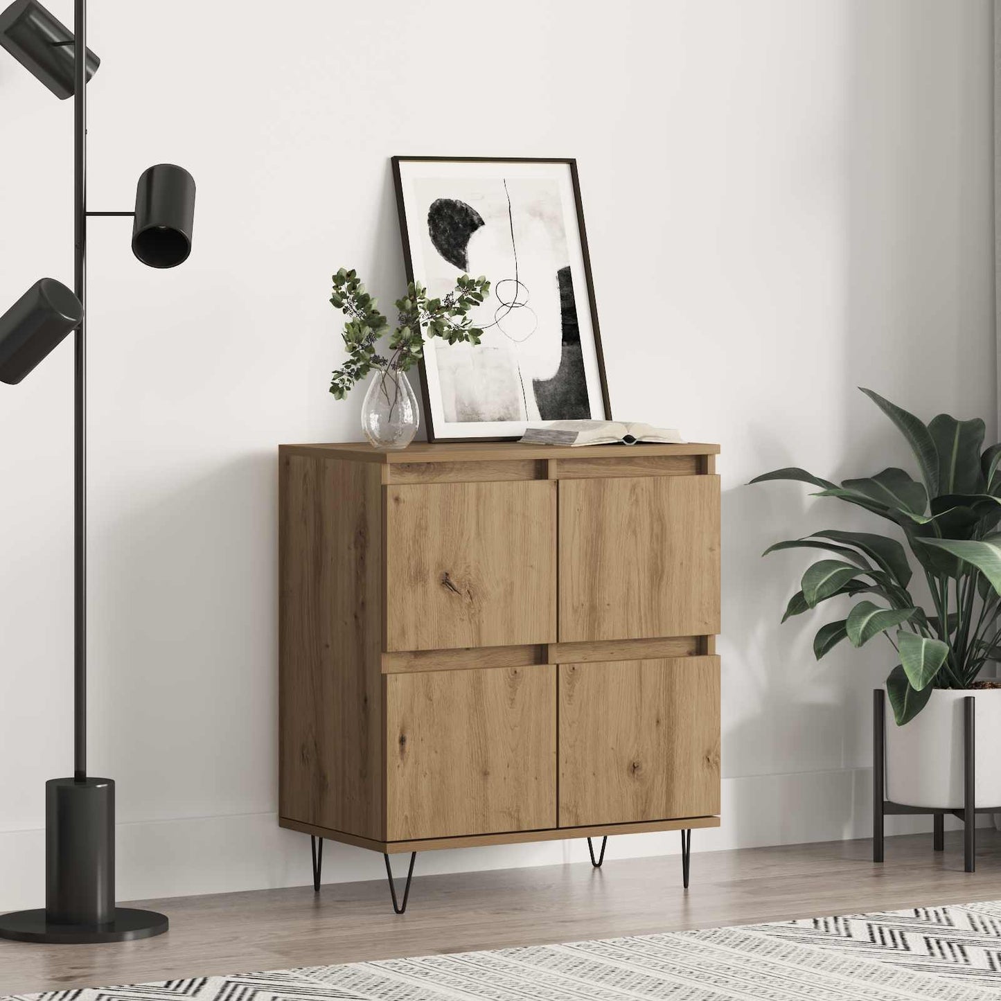 Sideboard Artisan-Eiche 60 x 35 x 70 cm