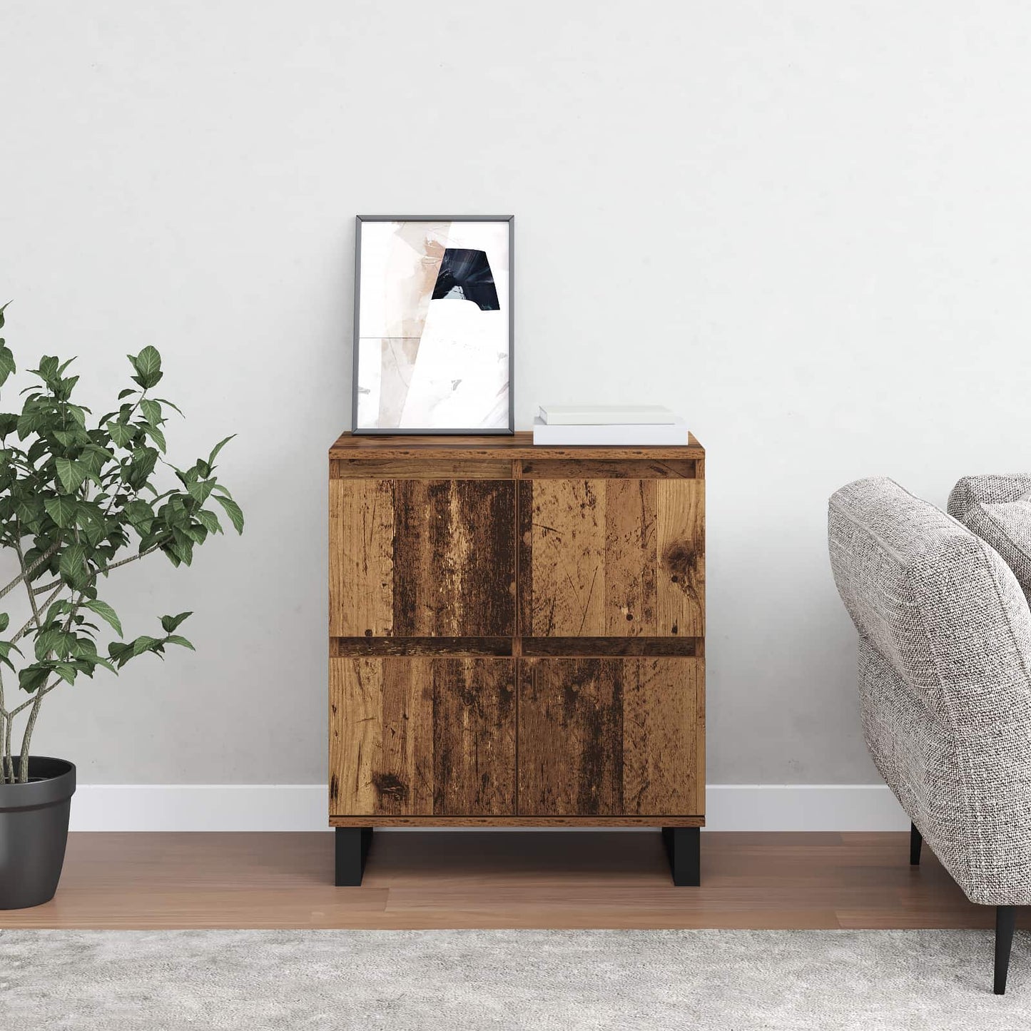 Sideboard Altholz 60 x 35 x 70 cm