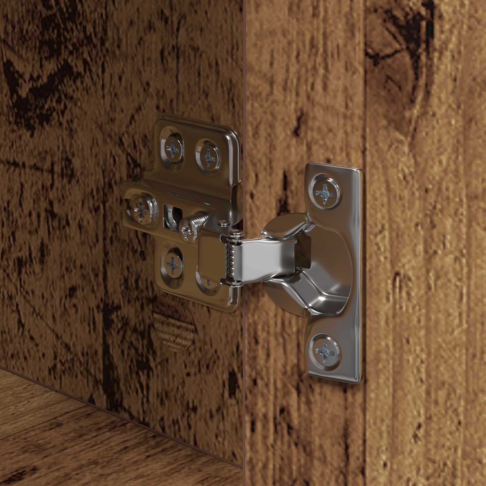 Nachttisch 2 stk. Altholz Holzwerkstoff