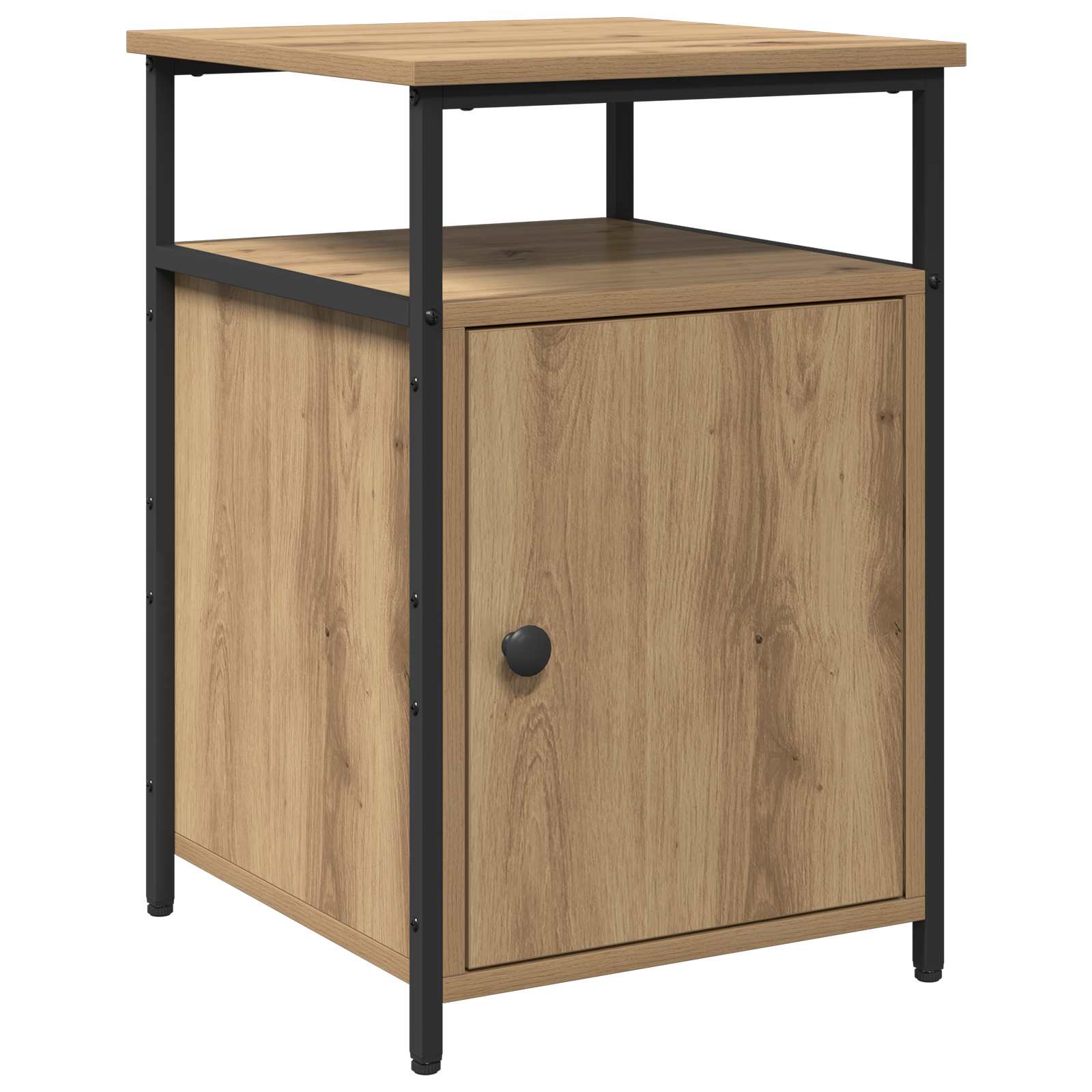 Nachttisch 2 stk. Artisan-Eiche Holzwerkstoff