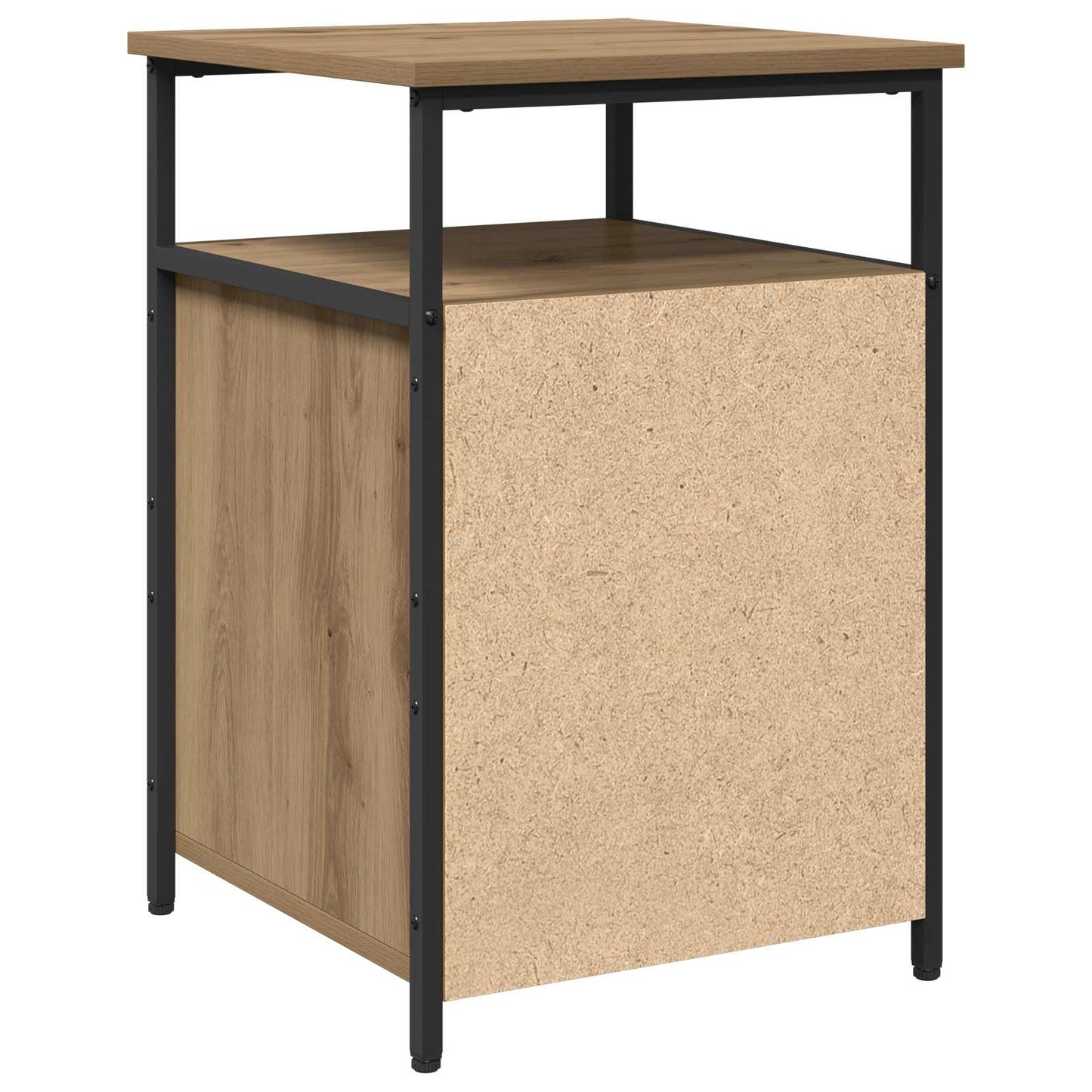Nachttisch 2 stk. Artisan-Eiche Holzwerkstoff