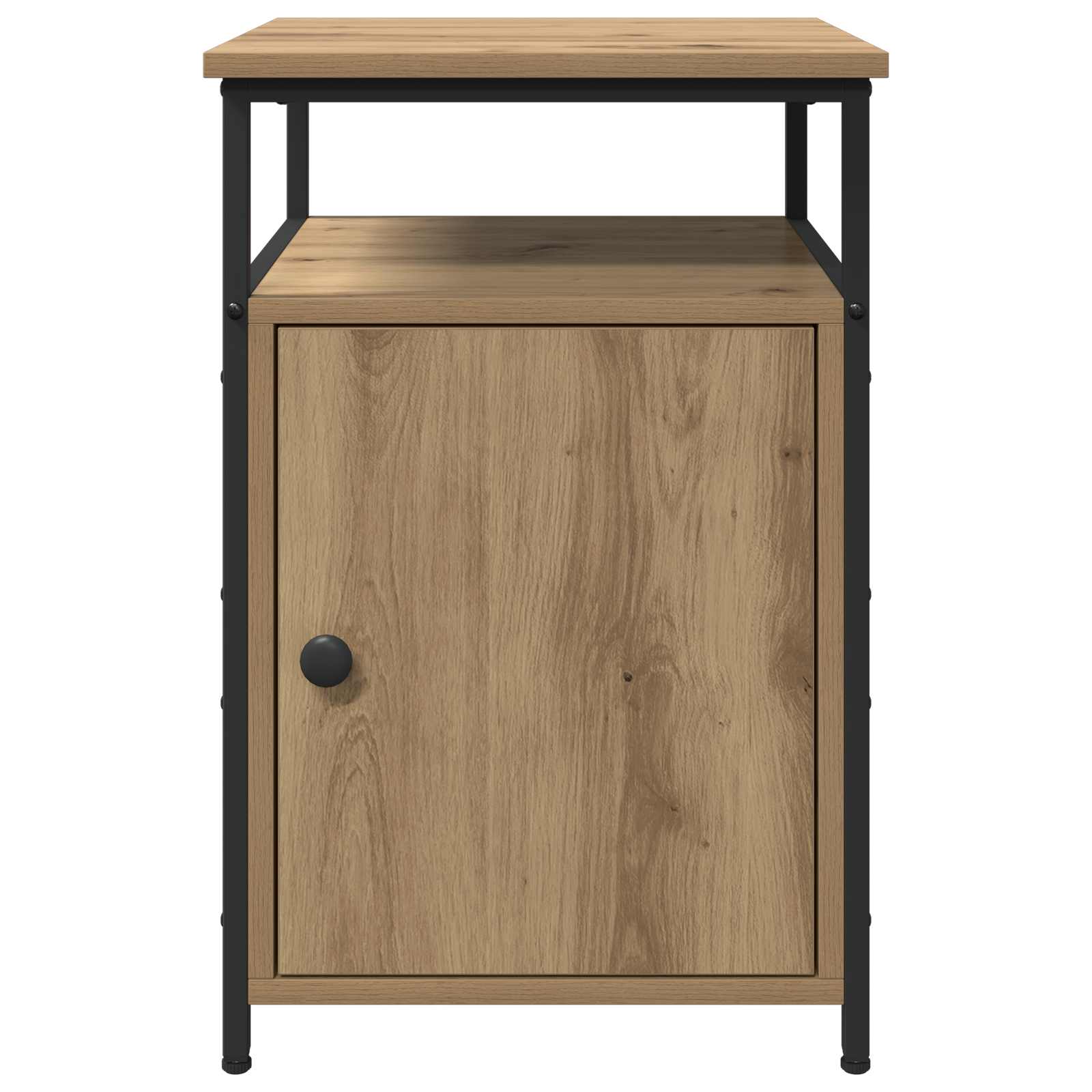 Nachttisch 2 stk. Artisan-Eiche Holzwerkstoff