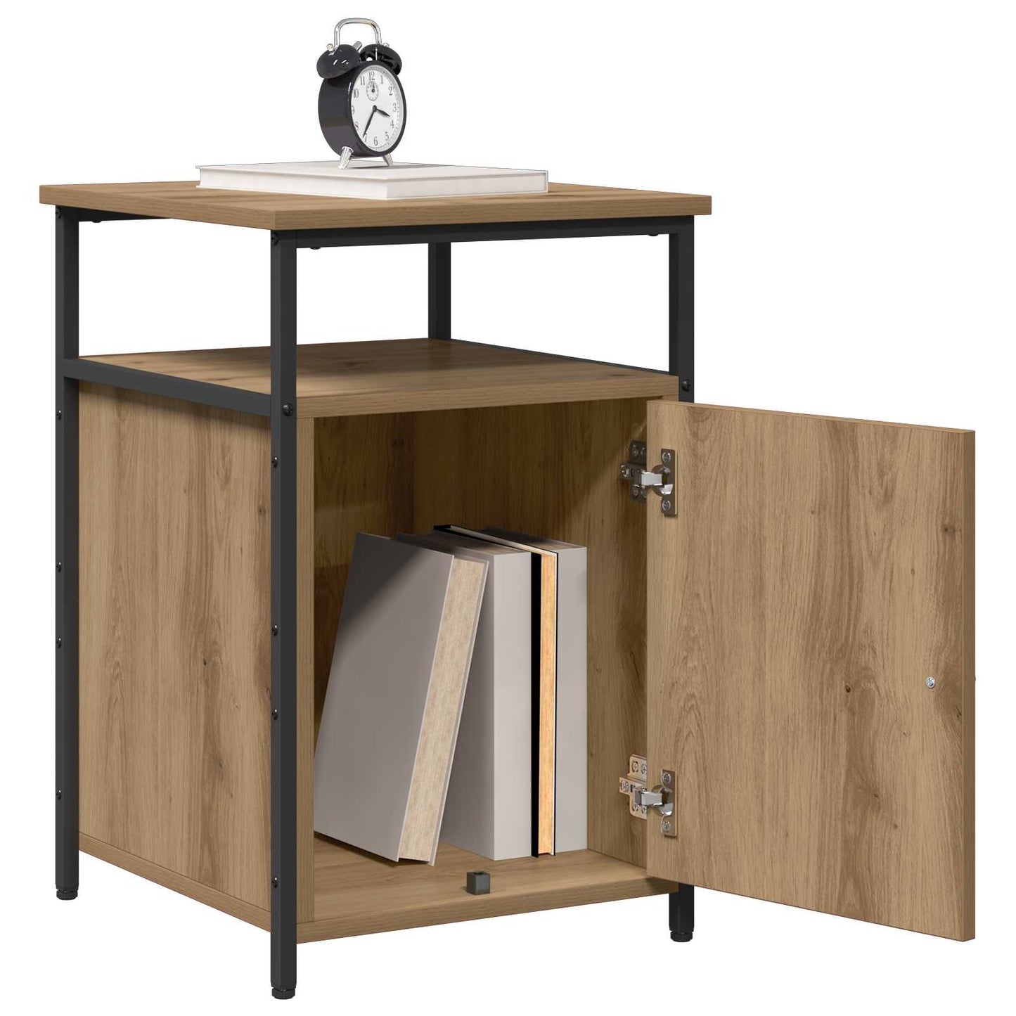 Nachttisch 2 stk. Artisan-Eiche Holzwerkstoff