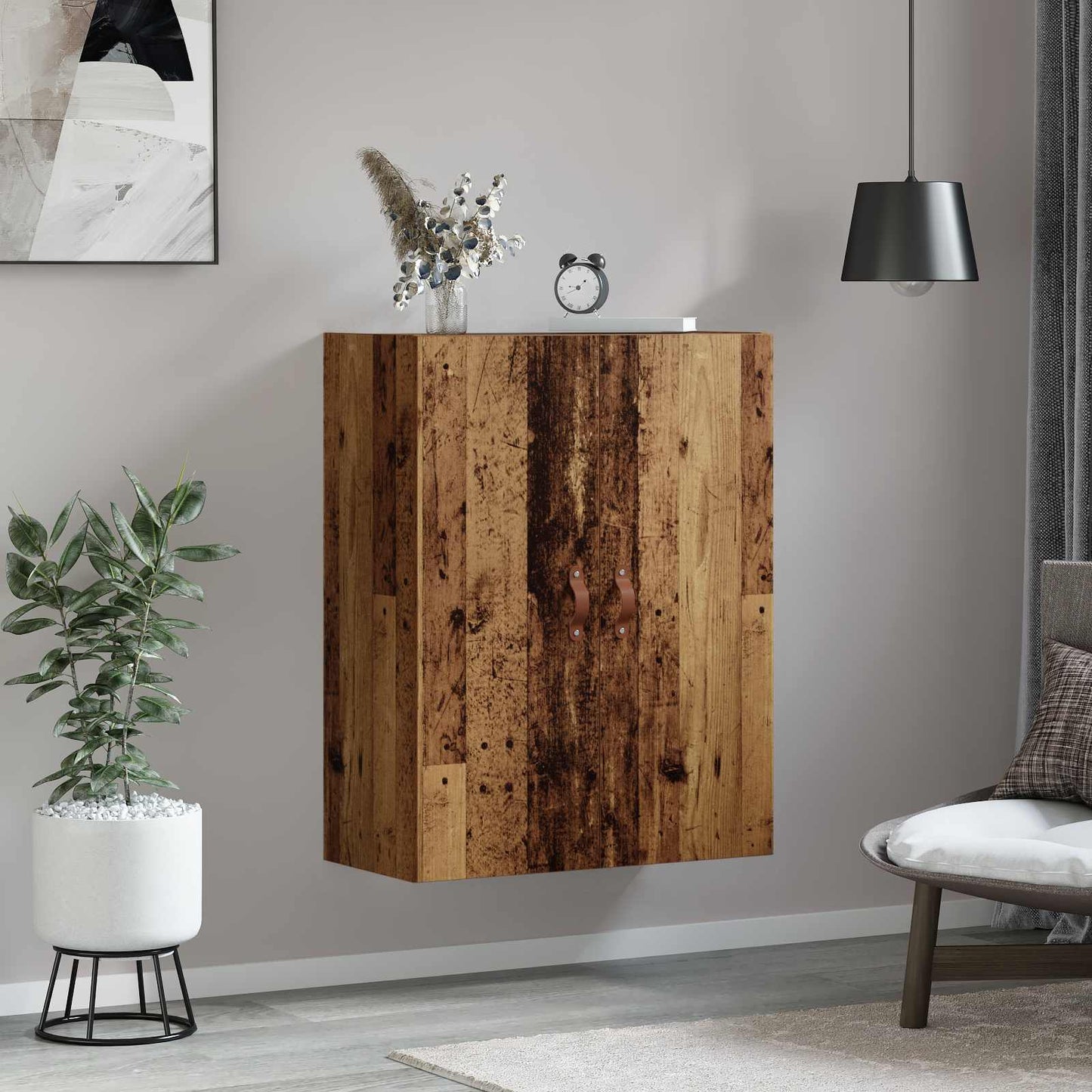 Wandschrank Altholz 69,5 x 34 x 90 cm Holzwerkstoff