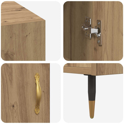 Schreibtisch Artisan-Eiche Holzwerkstoff 140 x 50 x 75 cm