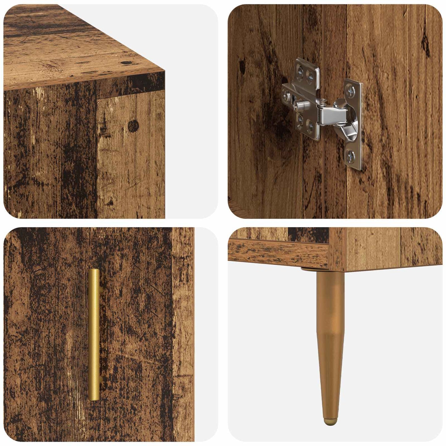 Schreibtisch Altholz Holzwerkstoff 140 x 50 x 75 cm