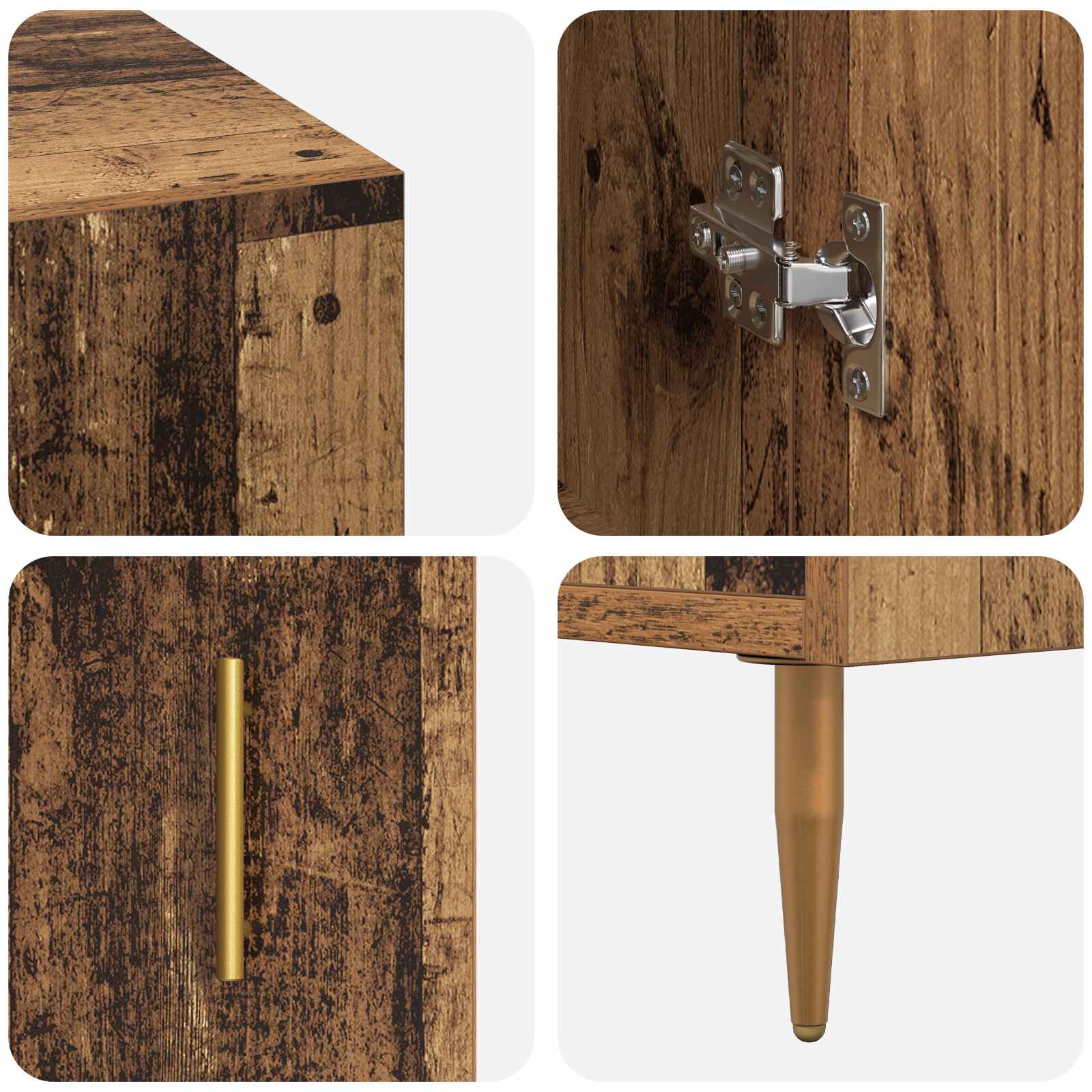 Schreibtisch Altholz Holzwerkstoff 140 x 50 x 75 cm