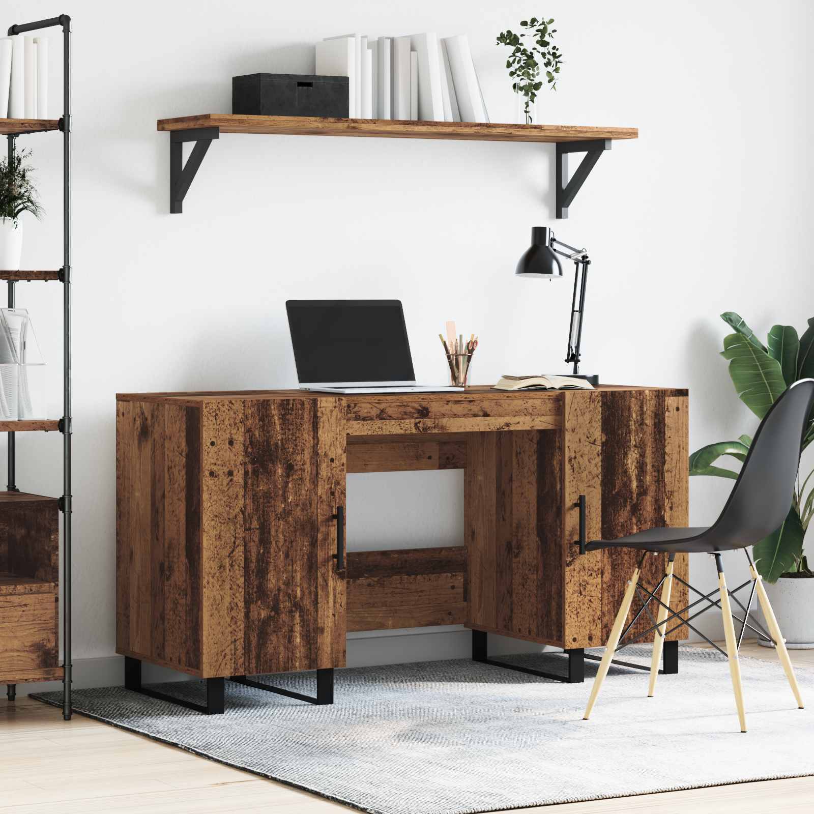 Schreibtisch Altholz Holzwerkstoff 140 x 50 x 75 cm