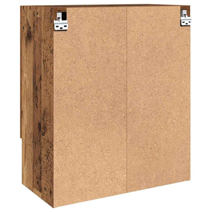 Wandschrank 60 x 31 x 70 cm Holzwerkstoff Altholz