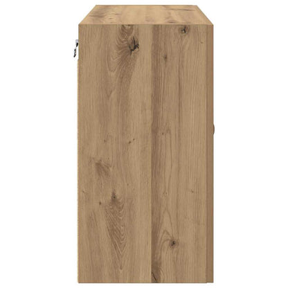 Wandschrank 60 x 31 x 60 cm Holzwerkstoff Artisan-Eiche