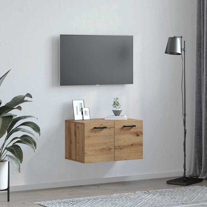 Wandschrank 60 x 36,5 x 35 cm Holzwerkstoff Artisan-Eiche