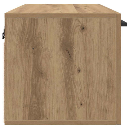 Wandschrank 60 x 36,5 x 35 cm Holzwerkstoff Artisan-Eiche