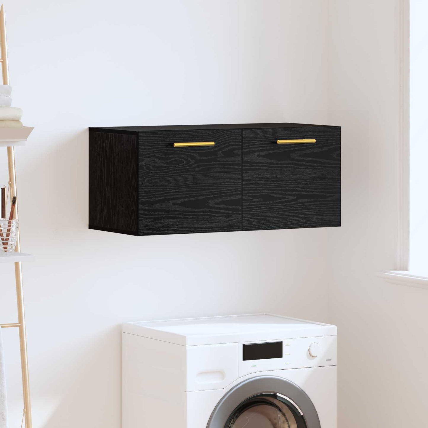 Wandschrank 80 x 36.5 x 35 cm Holzwerkstoff