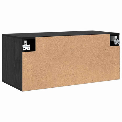 Wandschrank 80 x 36.5 x 35 cm Holzwerkstoff