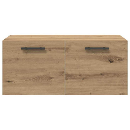 Wandschrank 80 x 36.5 x 35 cm Holzwerkstoff Artisan-Eiche