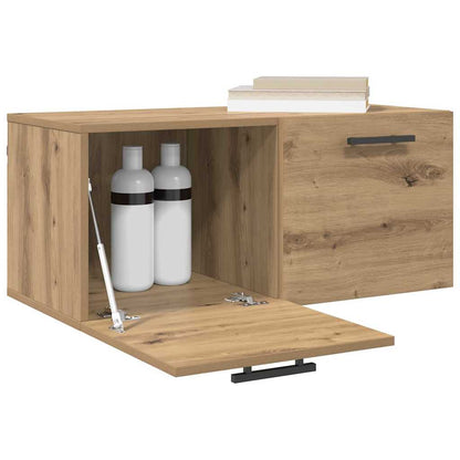 Wandschrank 80 x 36.5 x 35 cm Holzwerkstoff Artisan-Eiche