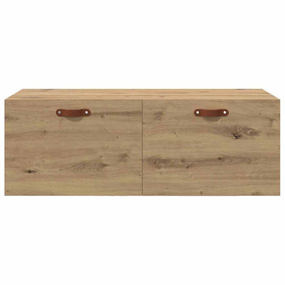 Wandschrank 100 x 36,5 x 35 cm Holzwerkstoff Artisan-Eiche