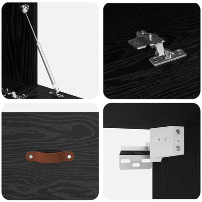 Wandschrank 100 x 36,5 x 35 cm Holzwerkstoff