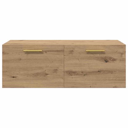 Wandschrank 100 x 36,5 x 35 cm Holzwerkstoff Artisan-Eiche