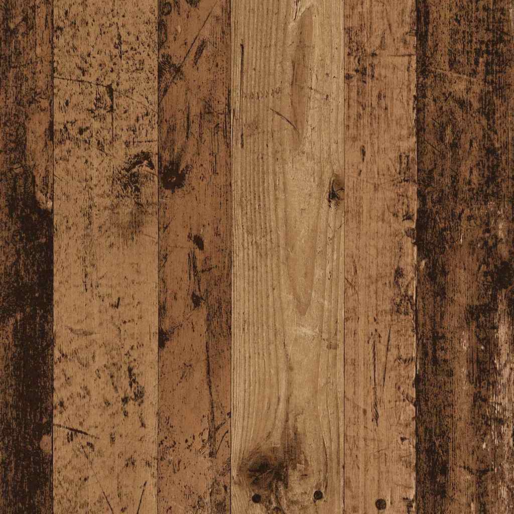 Wandschrank 100 x 36,5 x 35 cm Holzwerkstoff Altholz