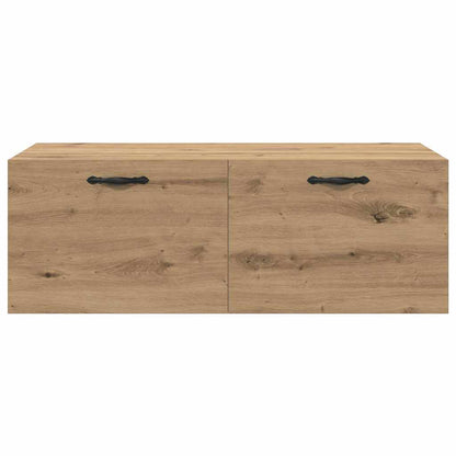 Wandschrank 100 x 36,5 x 35 cm Holzwerkstoff Artisan-Eiche