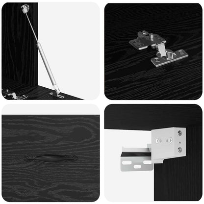 Wandschrank 100 x 36,5 x 35 cm Holzwerkstoff
