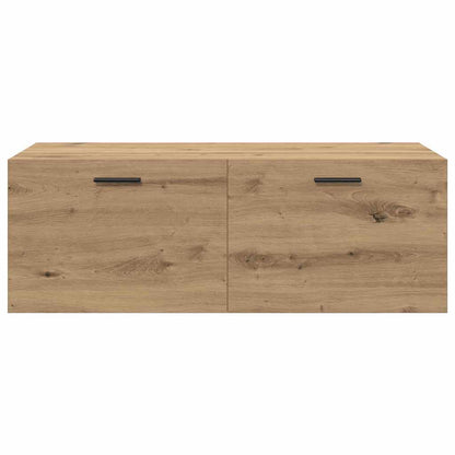 Wandschrank 100 x 36,5 x 35 cm Holzwerkstoff Artisan-Eiche