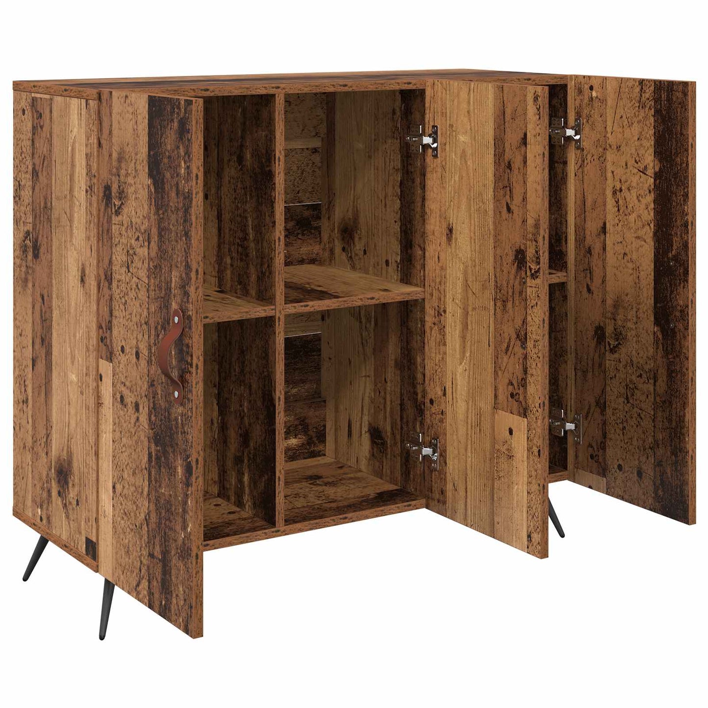Sideboard Altholz 89,5 x 34 x 80 cm Holzwerkstoff