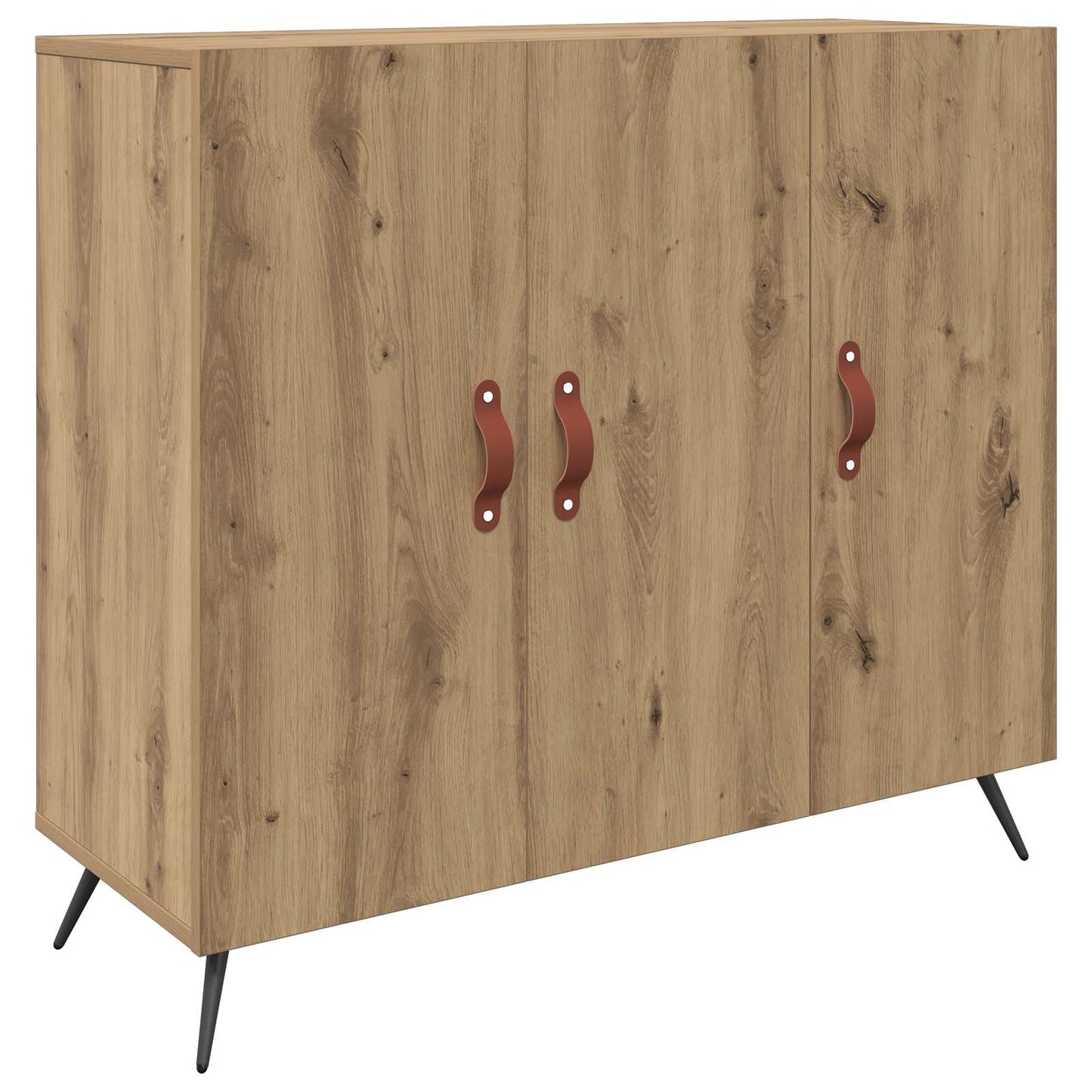 Sideboard Artisan-Eiche 89,5 x 34 x 80 cm Holzwerkstoff