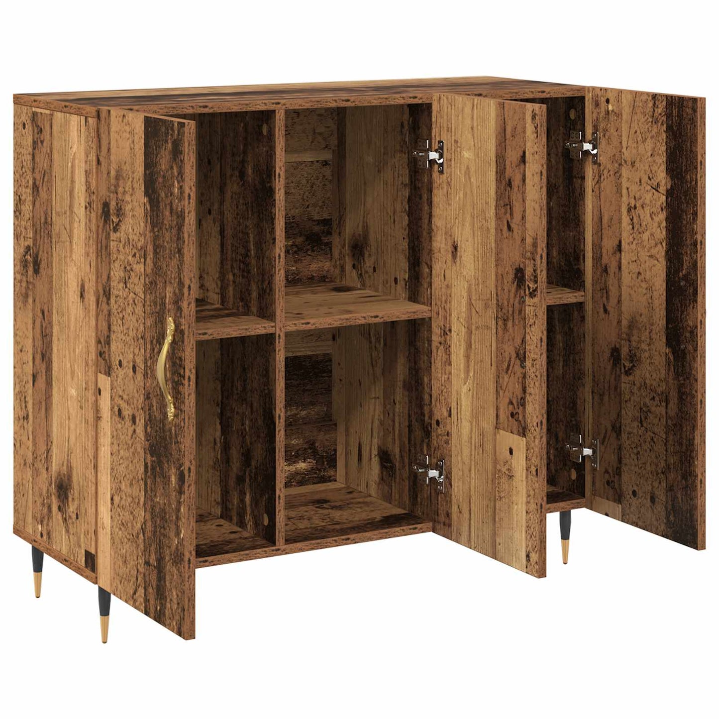 Sideboard Altholz 90 x 34 x 80 cm Holzwerkstoff