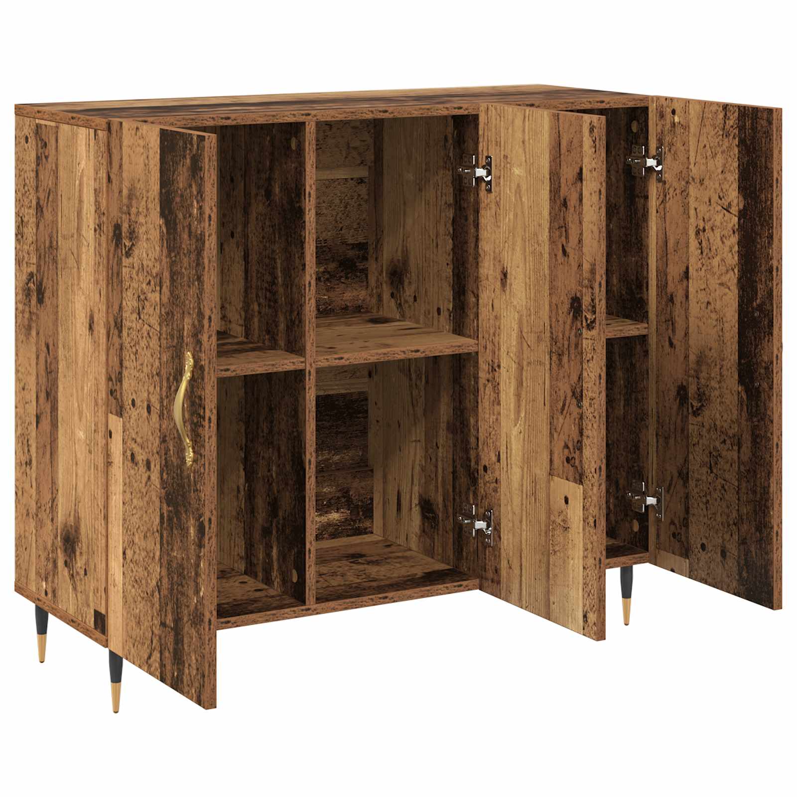Sideboard Altholz 90 x 34 x 80 cm Holzwerkstoff