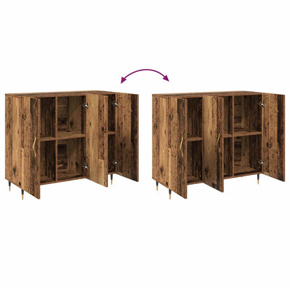 Sideboard Altholz 90 x 34 x 80 cm Holzwerkstoff