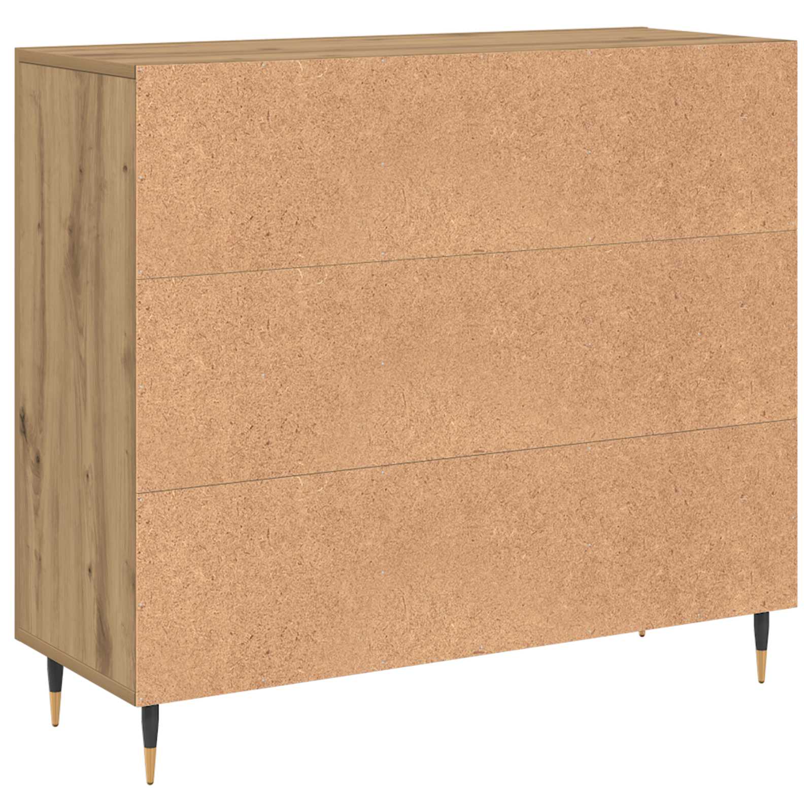 Sideboard Artisan-Eiche 90 x 34 x 80 cm Holzwerkstoff