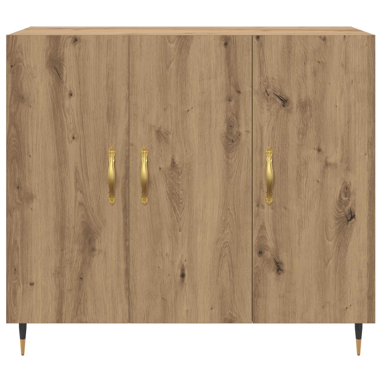 Sideboard Artisan-Eiche 90 x 34 x 80 cm Holzwerkstoff