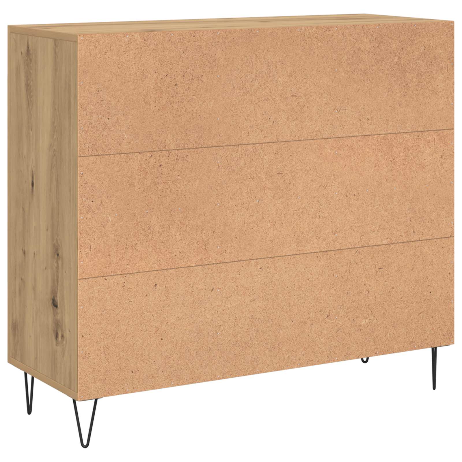 Sideboard Artisan-Eiche 90 x 32,5 x 80 cm Holzwerkstoff