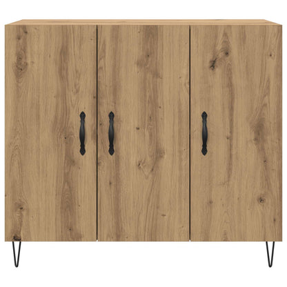 Sideboard Artisan-Eiche 90 x 32,5 x 80 cm Holzwerkstoff