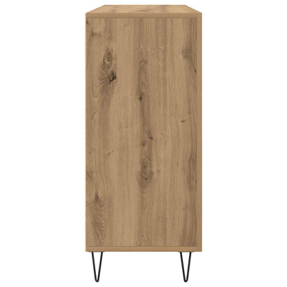 Sideboard Artisan-Eiche 90 x 32,5 x 80 cm Holzwerkstoff