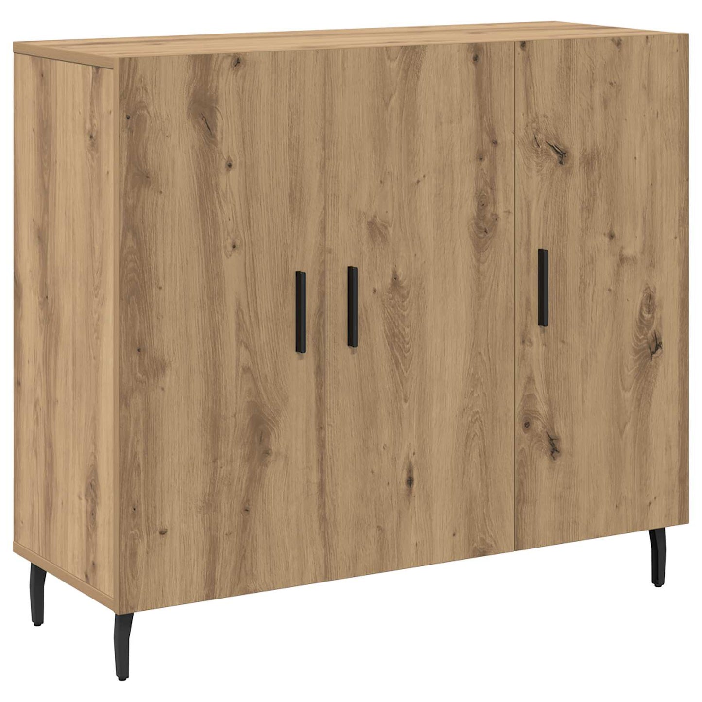 Sideboard Artisan-Eiche 90 x 34 x 80 cm Holzwerkstoff