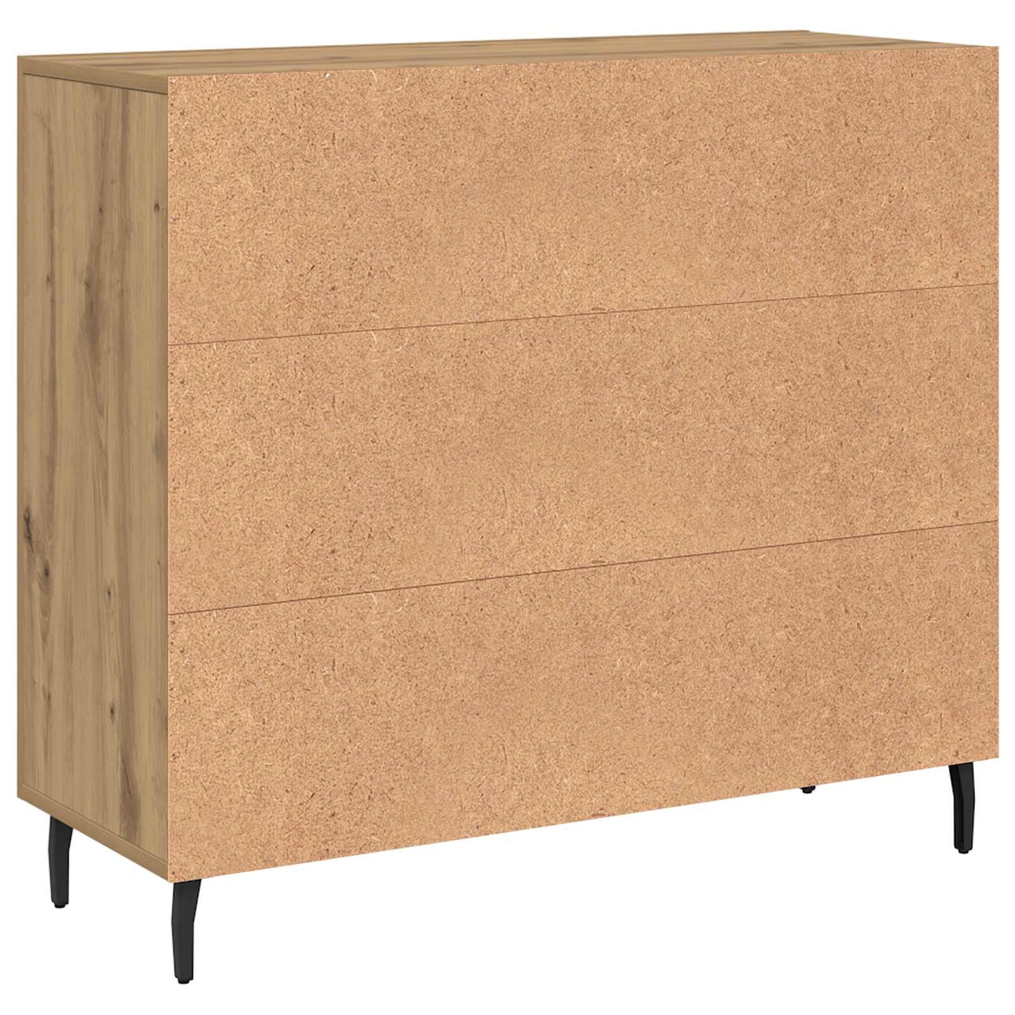 Sideboard Artisan-Eiche 90 x 34 x 80 cm Holzwerkstoff