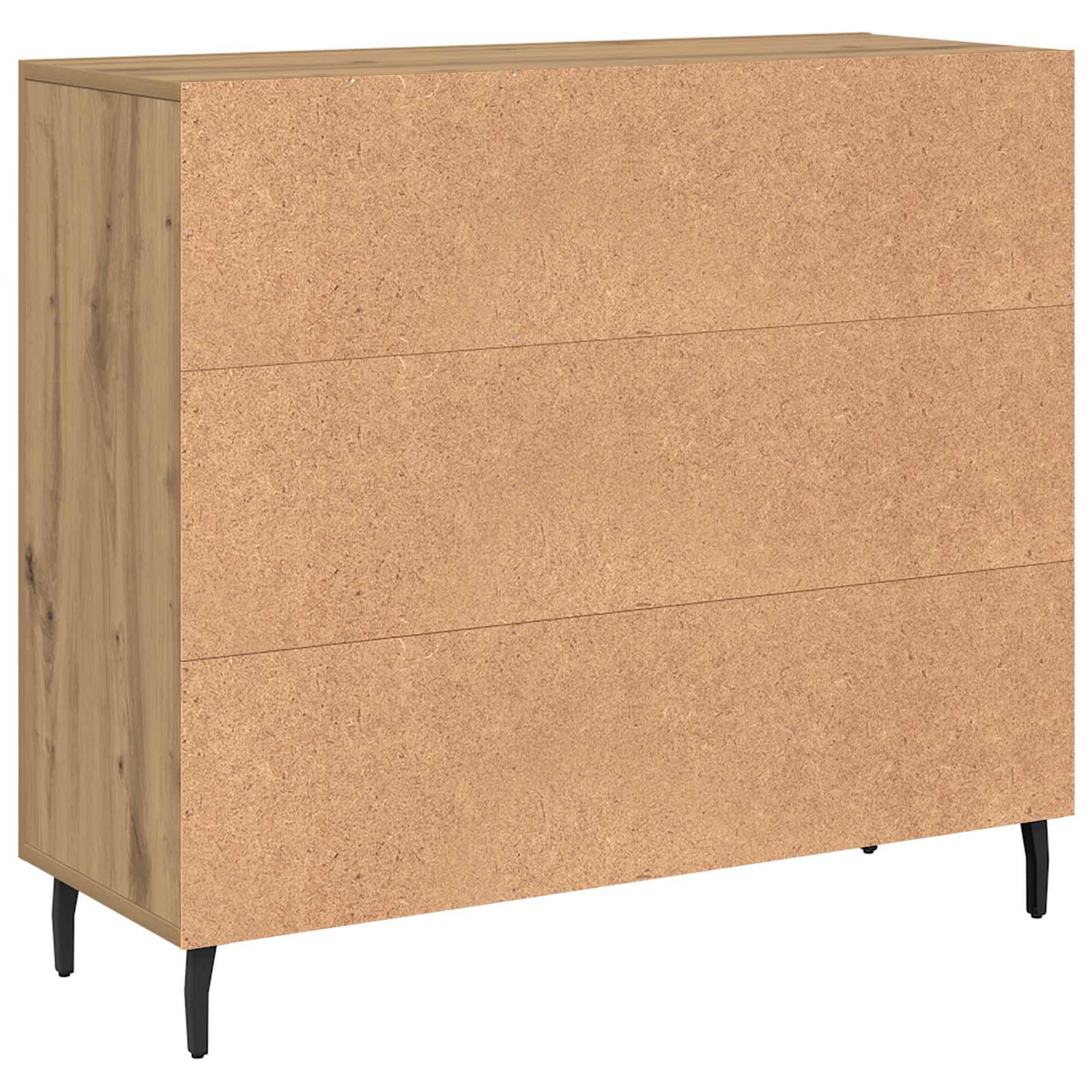 Sideboard Artisan-Eiche 90 x 34 x 80 cm Holzwerkstoff