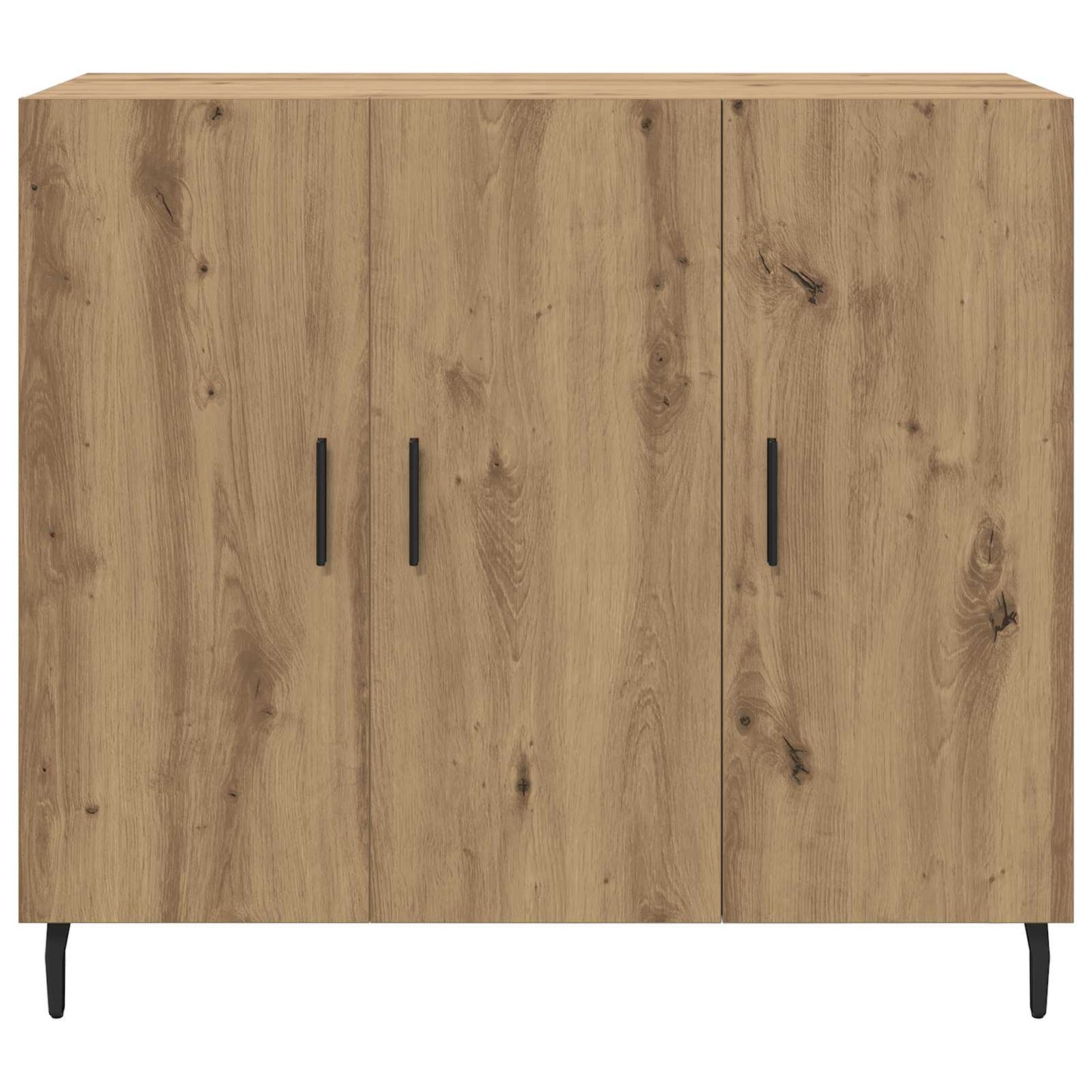 Sideboard Artisan-Eiche 90 x 34 x 80 cm Holzwerkstoff