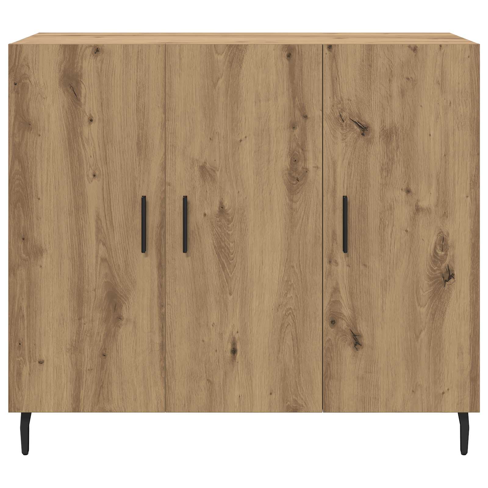 Sideboard Artisan-Eiche 90 x 34 x 80 cm Holzwerkstoff