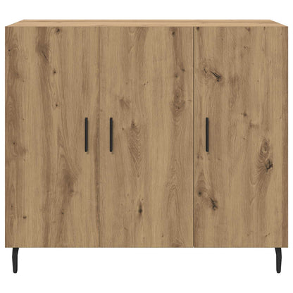 Sideboard Artisan-Eiche 90 x 34 x 80 cm Holzwerkstoff