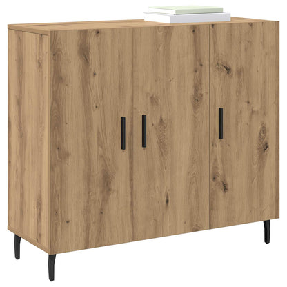 Sideboard Artisan-Eiche 90 x 34 x 80 cm Holzwerkstoff
