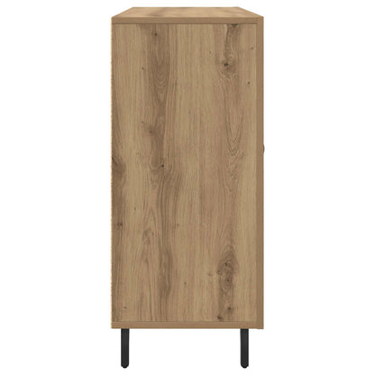 Sideboard Artisan-Eiche 90 x 34 x 80 cm Holzwerkstoff