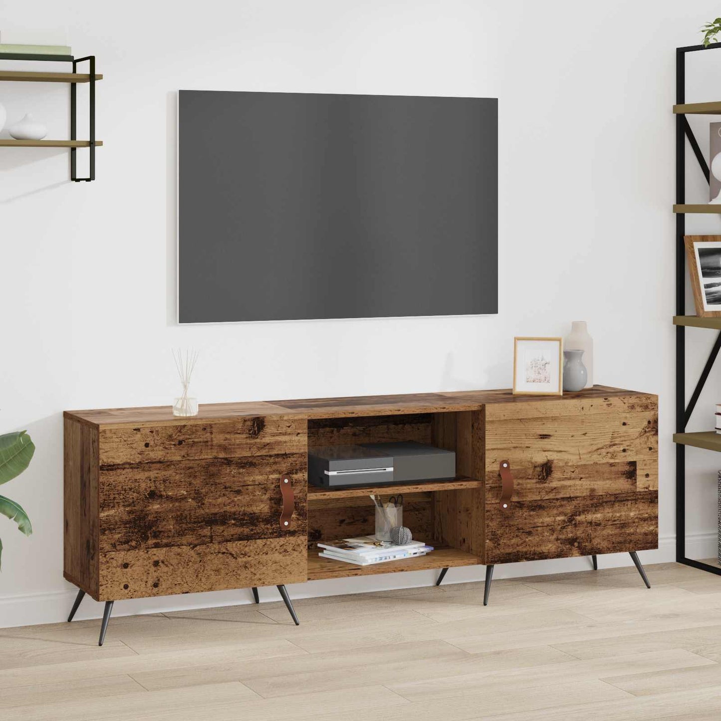 TV-Schränk 150 x 30 x 50 cm Altholz Holzwerkstoff