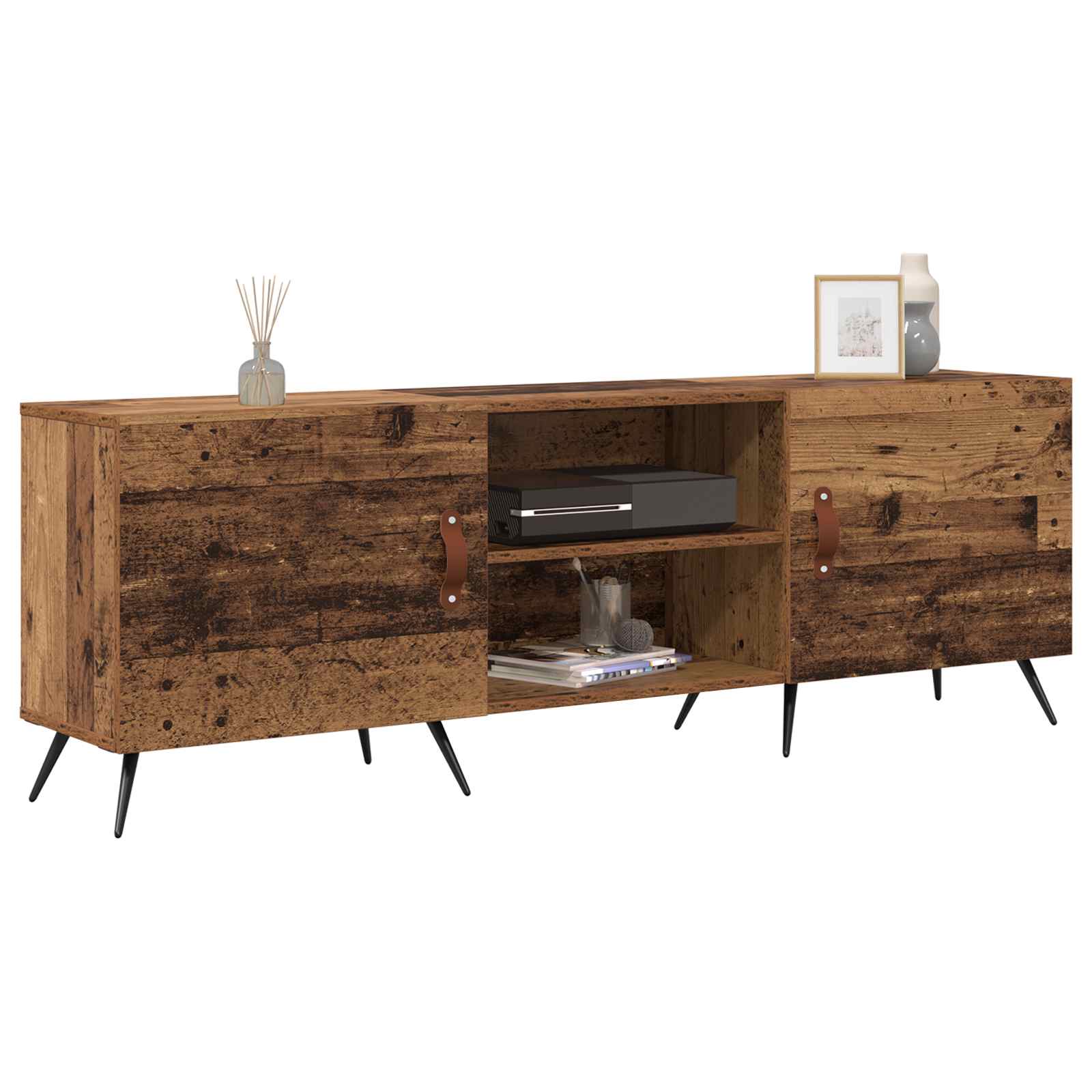 TV-Schränk 150 x 30 x 50 cm Altholz Holzwerkstoff