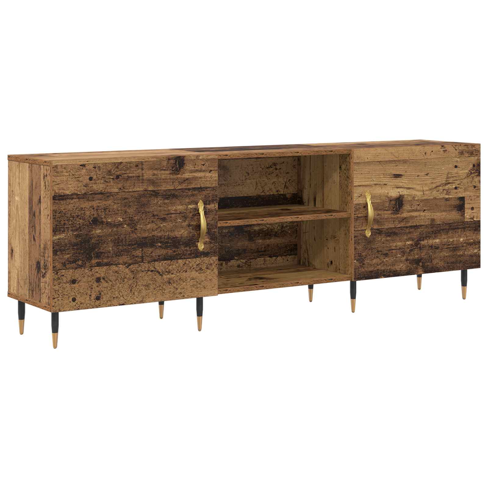 TV-Schränk 150 x 30 x 50 cm Altholz Holzwerkstoff