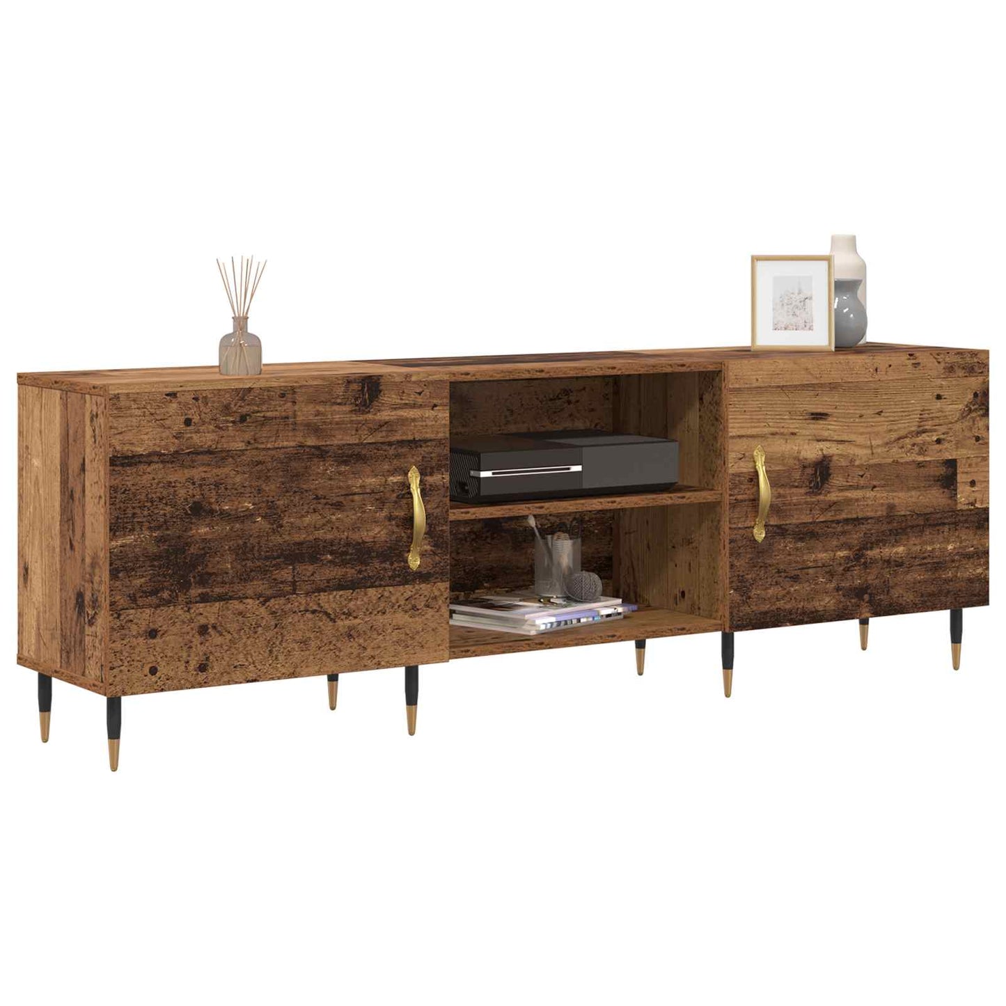 TV-Schränk 150 x 30 x 50 cm Altholz Holzwerkstoff